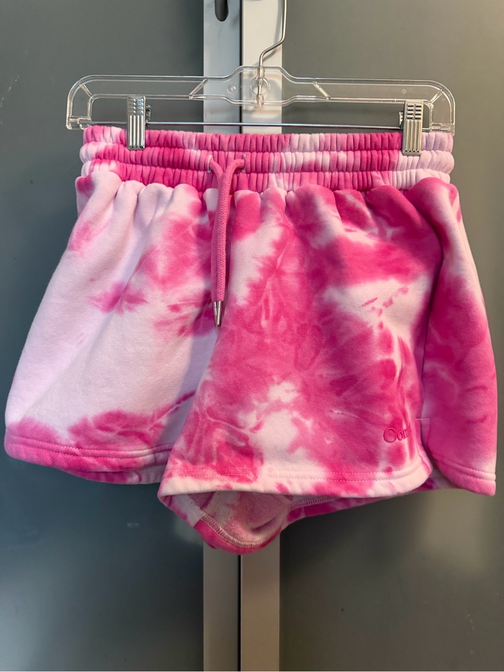 Comfrt Women's Pink Tie-Dye Lounge Shorts